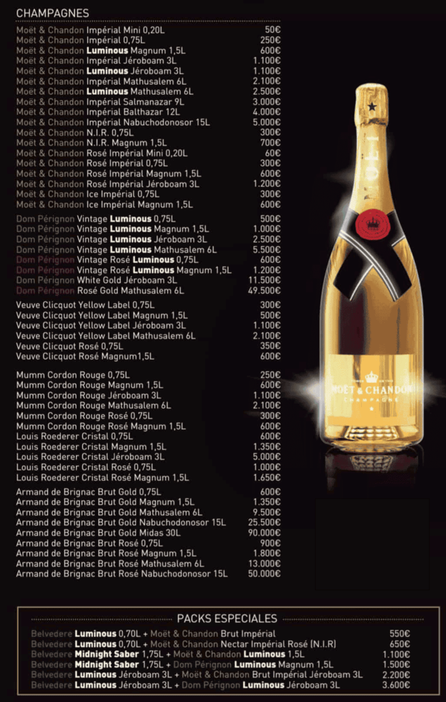 ku barcelona bottle menu 2